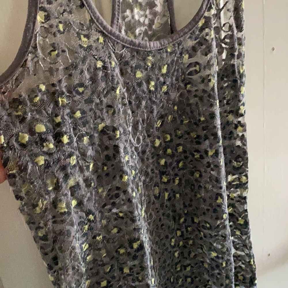 *See Through Animal Printed Racer Back Tank😈 - Picture 5 of 5